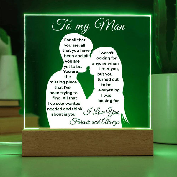 You’re the Piece My Heart Was Missing - LED Acrylic Plaque