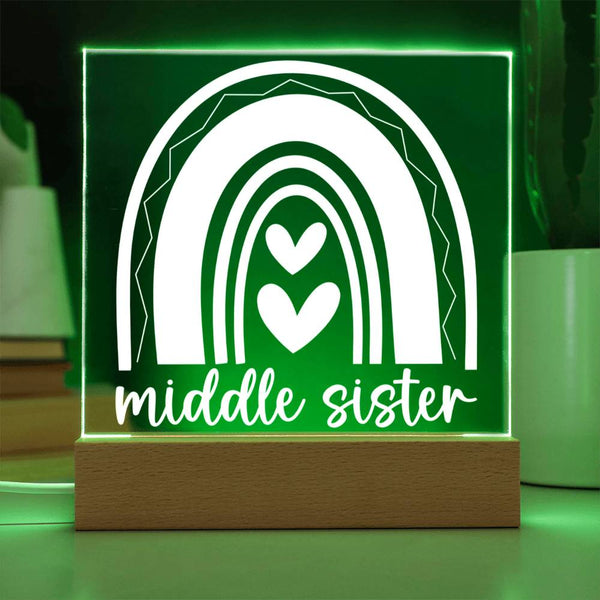 Middle Sister – Right in the Heart of It All Plaque