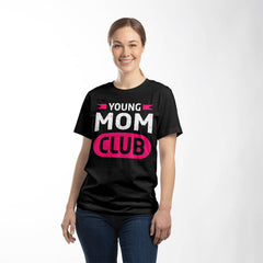 Young Mom Club – Empowering & Stylish Tee