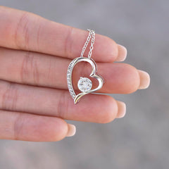 Necklace Gift for Granddaughter, Jewelry With Heartfelt Meaning, Forever Love Necklace