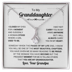 Necklace Gift for Granddaughter, Timeless Jewelry, Alluring Beauty Necklace