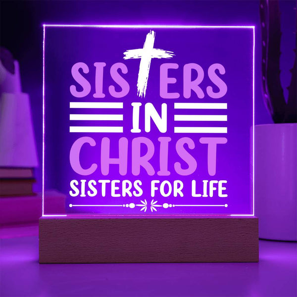 Sisters in Christ, Sisters for Life Plaque