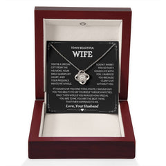 Gift for Wife - You Make Me Whole, and I’ll Love You Forever Necklace