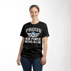 Proud Air Force Mother-in-Law – Military Support Tee