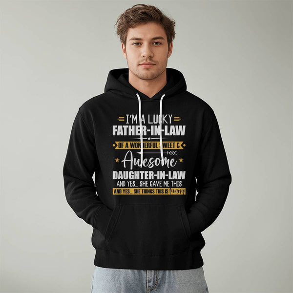 Lucky Father-In-Law Shirt – Gift from a Wonderful Daughter-In-Law