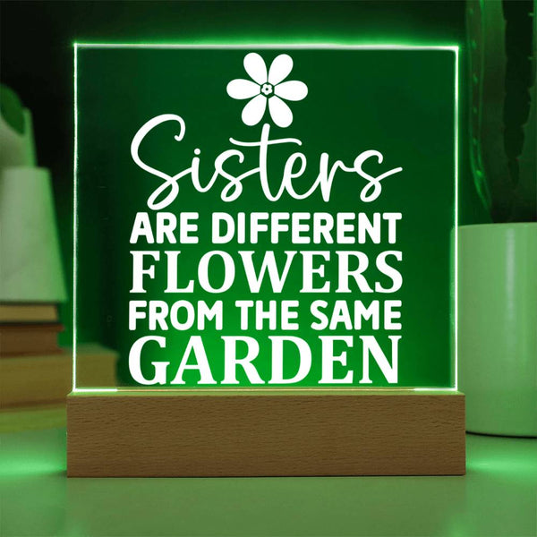 Sisters – Flowers from the Same Garden Plaque