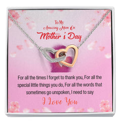 Gift for Mom - A Mother’s Day Thank You Necklace