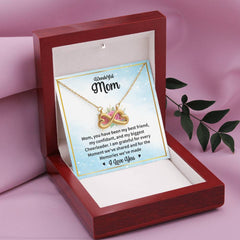 Mom, My Best Friend & Forever Cheerleader Necklace