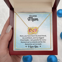 Mom, My Best Friend & Forever Cheerleader Necklace