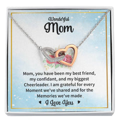Mom, My Best Friend & Forever Cheerleader Necklace