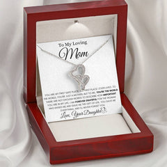 Mom, My First Home & Forever Safe Place - Meaningful Necklace Gift