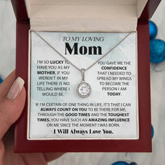 Mom, You Are My Rock & Inspiration Necklace