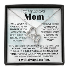 Mom, You Are My Rock & Inspiration Necklace