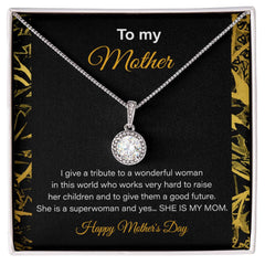 Mom, You Are My Superwoman - Heartfelt Necklace Gift
