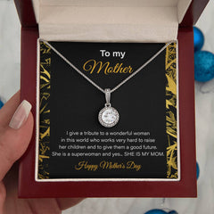 Mom, You Are My Superwoman - Heartfelt Necklace Gift