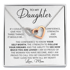 To My Daughter - Confidence, Strength & Vision Necklace