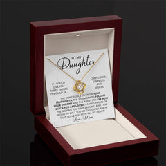 To My Daughter - Confidence, Strength & Vision Necklace