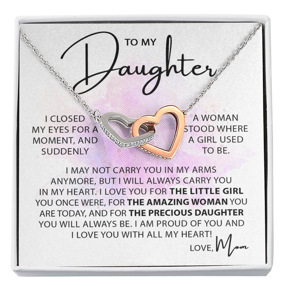 To My Daughter – Forever in My Heart Necklace