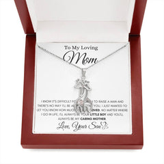 To My Loving Mom - A Son’s Unbreakable Bond Necklace