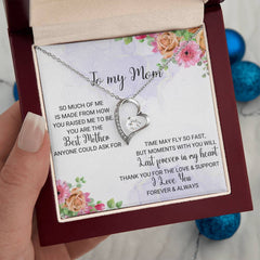 To My Mom - A Gift of Everlasting Love Necklace Set