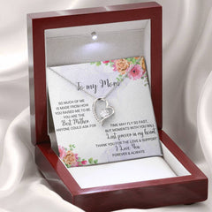 To My Mom - A Gift of Everlasting Love Necklace Set