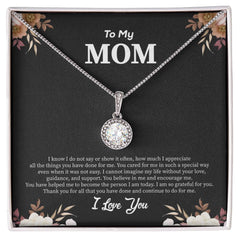 To My Mom - A Gift of Love & Gratitude Necklace Set