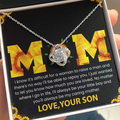 To My Mom - A Son’s Eternal Love Necklace