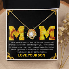 To My Mom - A Son’s Eternal Love Necklace