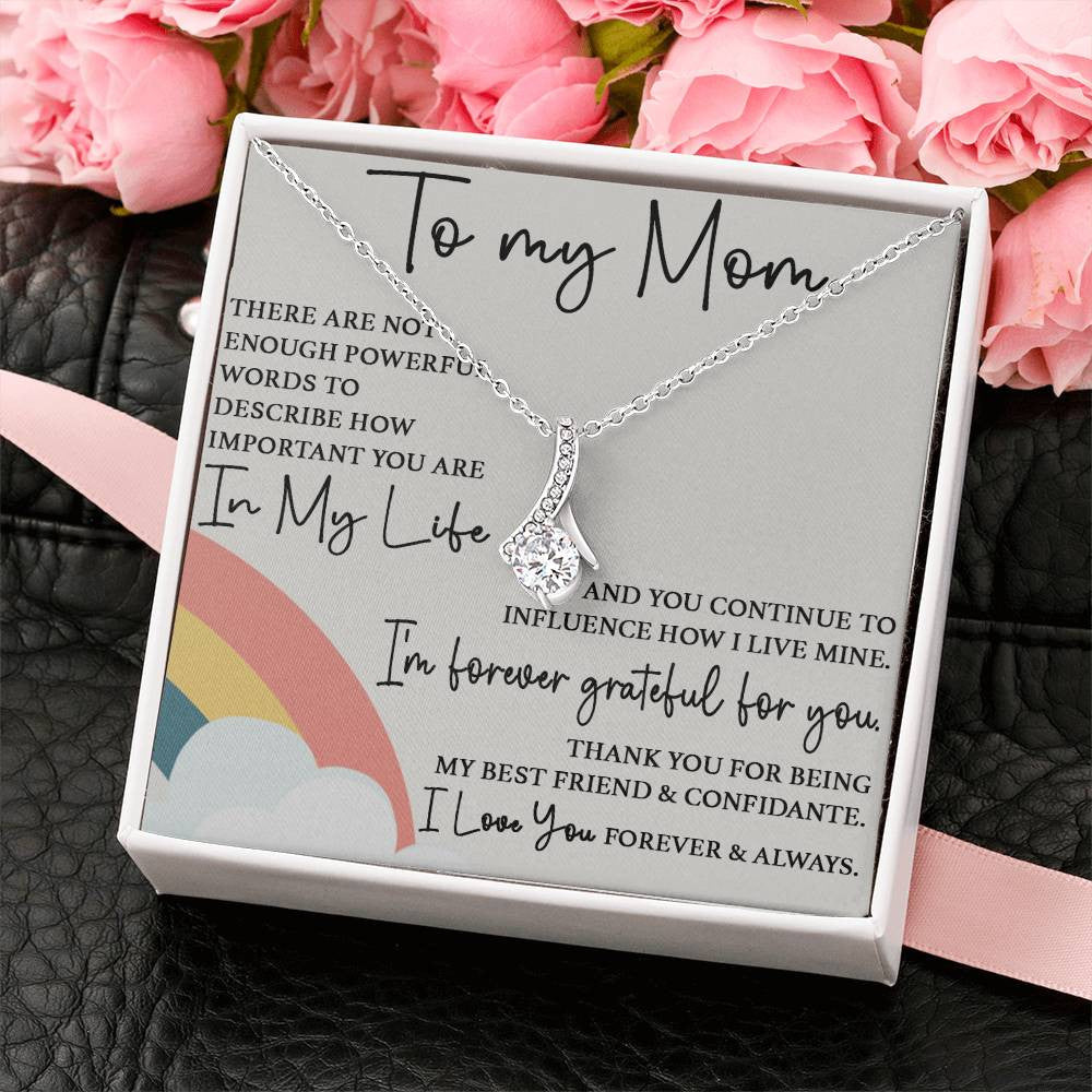 To My Mom – My Anchor & Guide Necklace