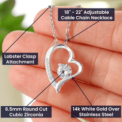 To My Soulmate - You're My Everything - Forever Love Necklace