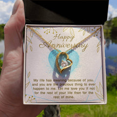 Anniversary Necklace Gift For Wife, Loving Gift for Her, Celebrate Your Journey, Special Memories & Forever Promises