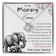 To an Amazing Mommy – A Hug from the Heart Necklace