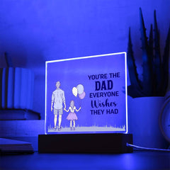 Personalized Acrylic Plaque for Dad from Daughter – Unique Gift for Father's Day