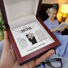 To My Mom Necklace - Meaningful Jewelry for Mom, Thoughtful Necklace from Children