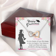 To My Daughter - Congratulations On Your Graduation Necklace