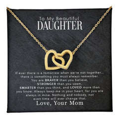 To My Amazing Daughter - Inspirational Necklace Gift from Mom