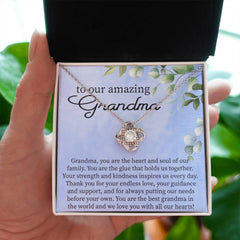 Gift For Grandma, Grandma Necklace, Loving Gift For Grandmother, Thoughtful Keepsake For Grandma