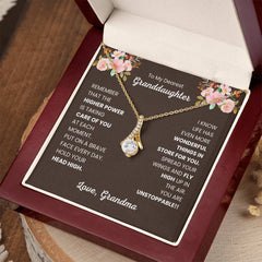Necklace Gift for Granddaughter, Alluring Beauty Necklace