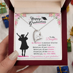 Graduation Gift for Daughter - Happy Graduation Necklace