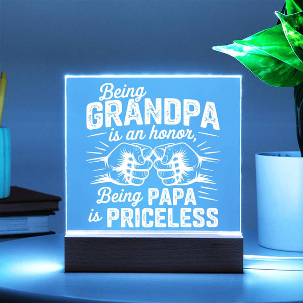 Being Grandpa Is an Honor, Being Papa Is Priceless