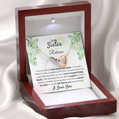 To My Sister Necklace – Always Chosen, Always Loved