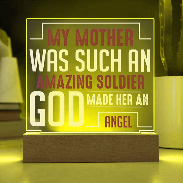 God Made Her an Angel Acrylic Plaque