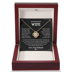 Gift for Wife - You Make Me Whole, and I’ll Love You Forever Necklace