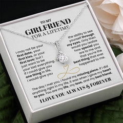 To My Girlfriend – My Last Everything Necklace