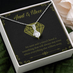 Aunt & Niece Necklace – A Bond That Will Never Fade