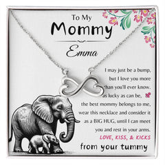 To an Amazing Mommy – A Hug from the Heart Necklace