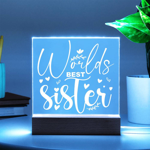 World’s Best Sister – No Competition Plaque