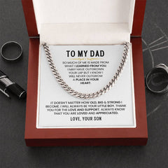Heartfelt Father’s Day Gifts, Thoughtful Necklace for Dad from Son