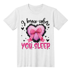 I Know Where You Sleep – Cute Yet Creepy Tee