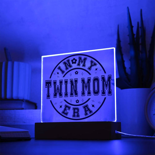 In My Twin Mom Era – Bold Round Acrylic Plaque